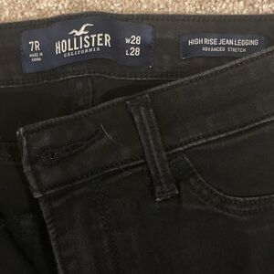 Hollister Dark Wash High Rise Jean Leggings